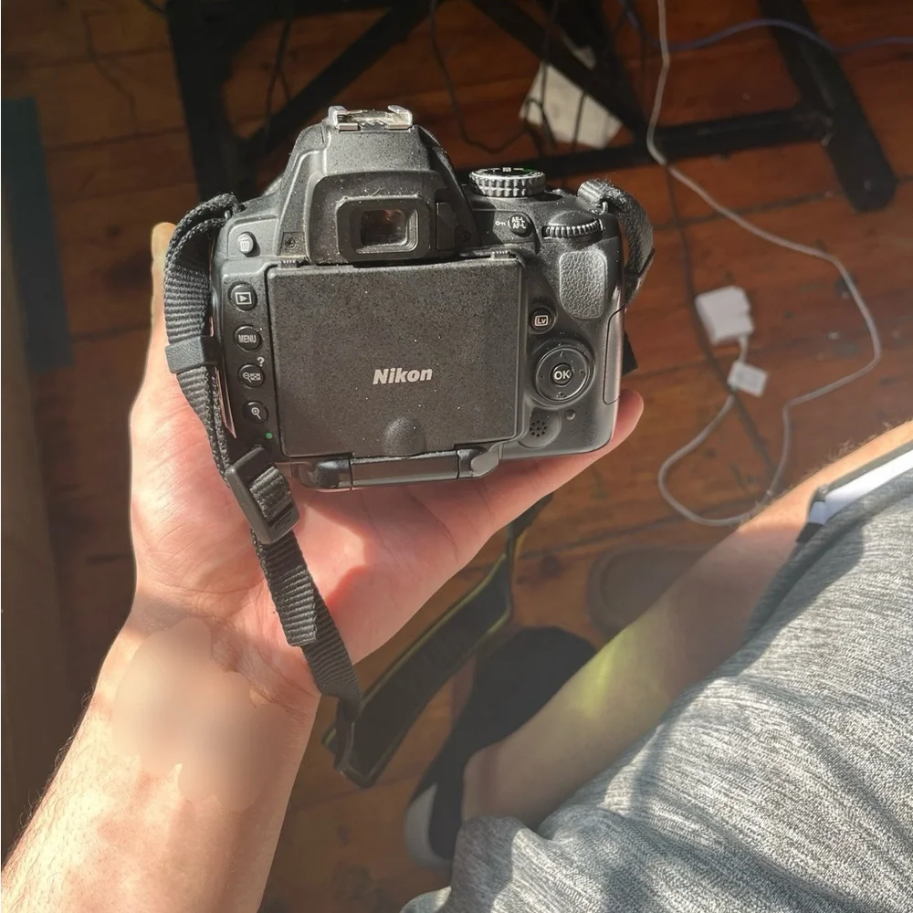 Canon Black DSLR Camera with Lens
